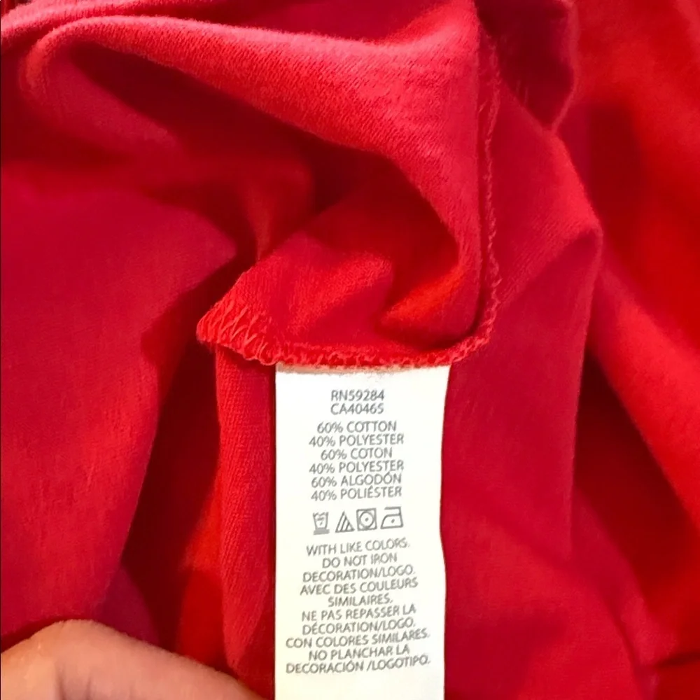 Children’s Place girls long sleeved red skater dress heart cut out large NWT